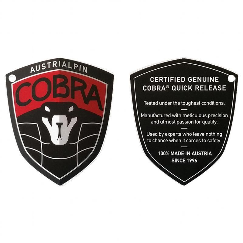 COBRA® FM aluminium 20 mm - Sort 