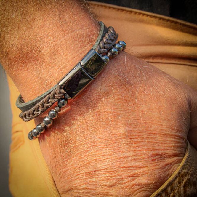 Hovedbilde Magnetlås for Armbånd – Matt sort