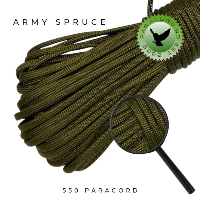 Hovedbilde Army Spruce 003 - 550 Paracord